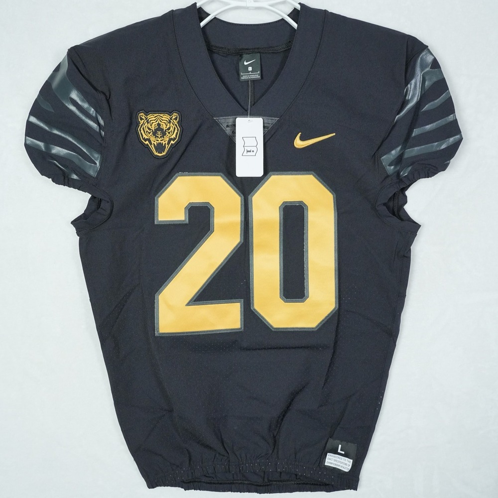 Nike Custom Vapor Untouchable Tigers Football Jersey Mens Large Black 845914-010